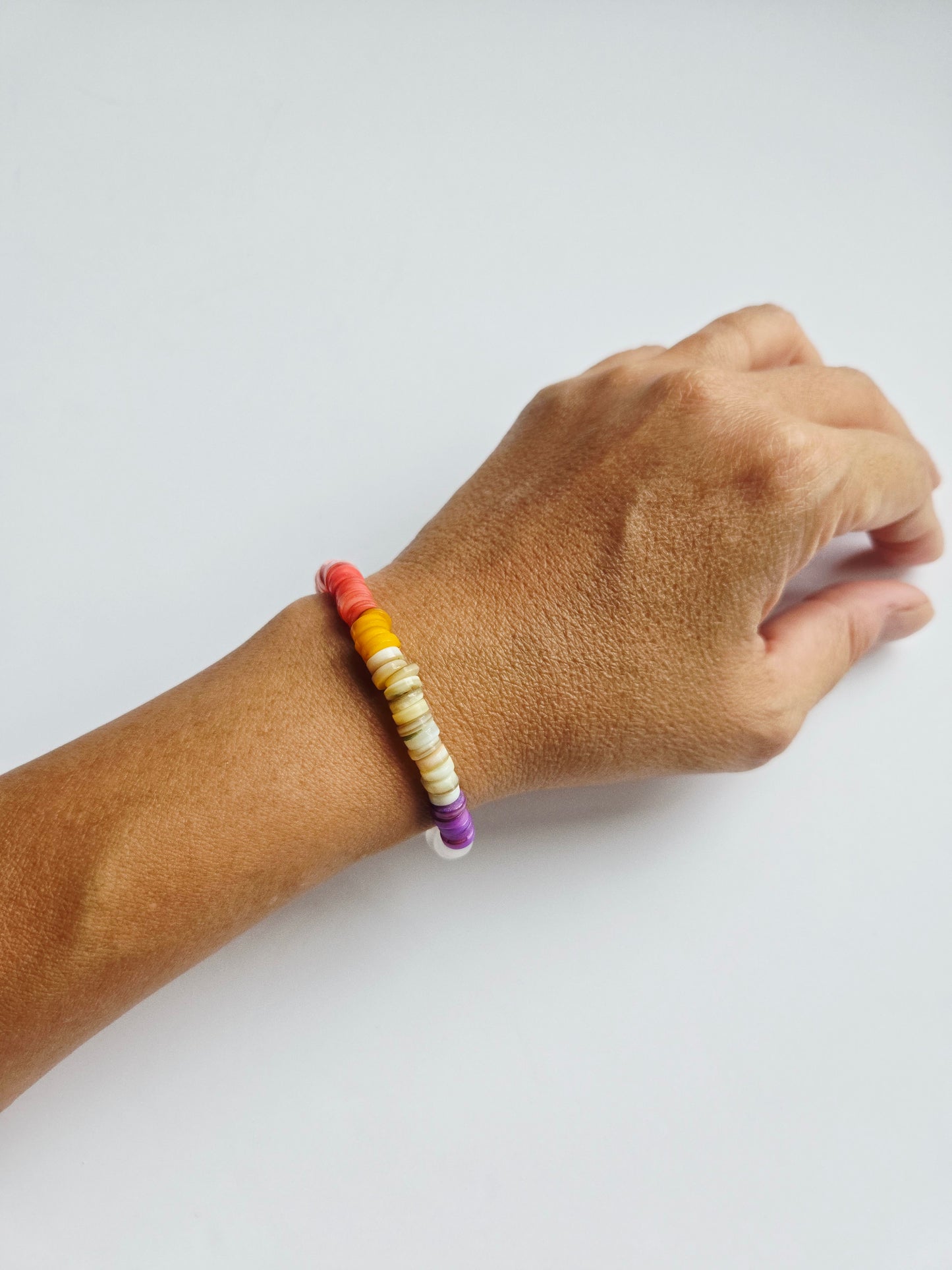 Rainbow Shell Bracelet
