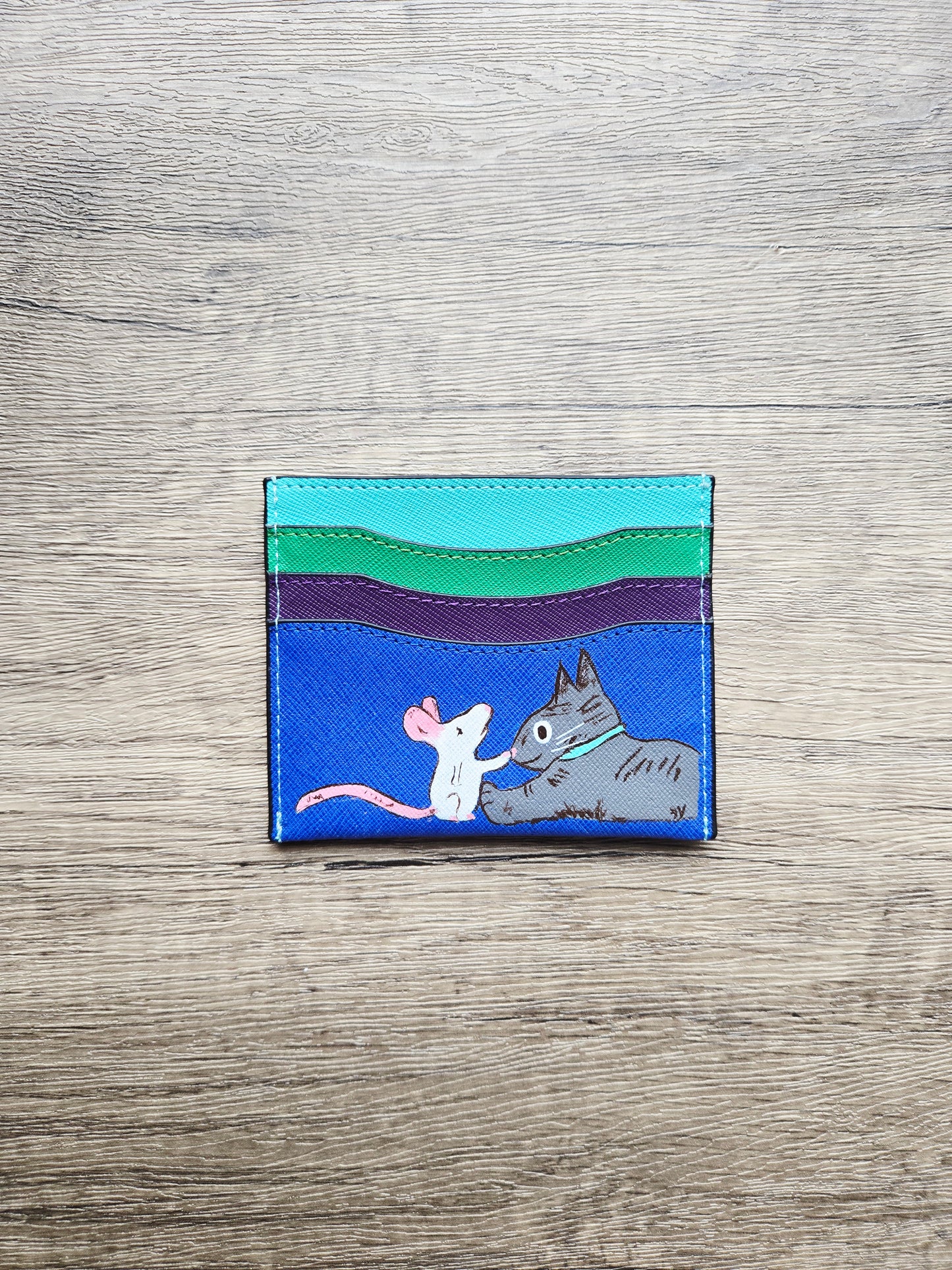 Mismatch Club Card Holder - Best Friends Rat and Cat