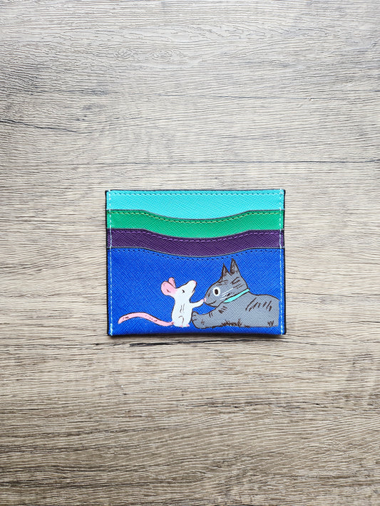 Mismatch Club Card Holder - Best Friends Rat and Cat