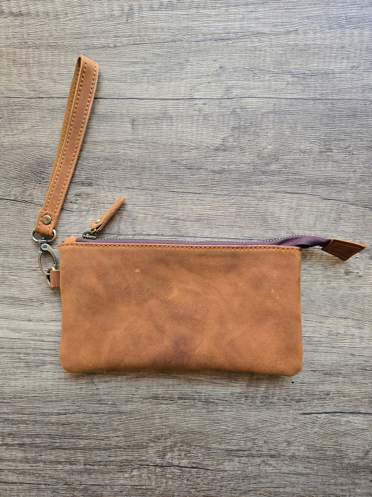 Leather HP pouch/wristlet