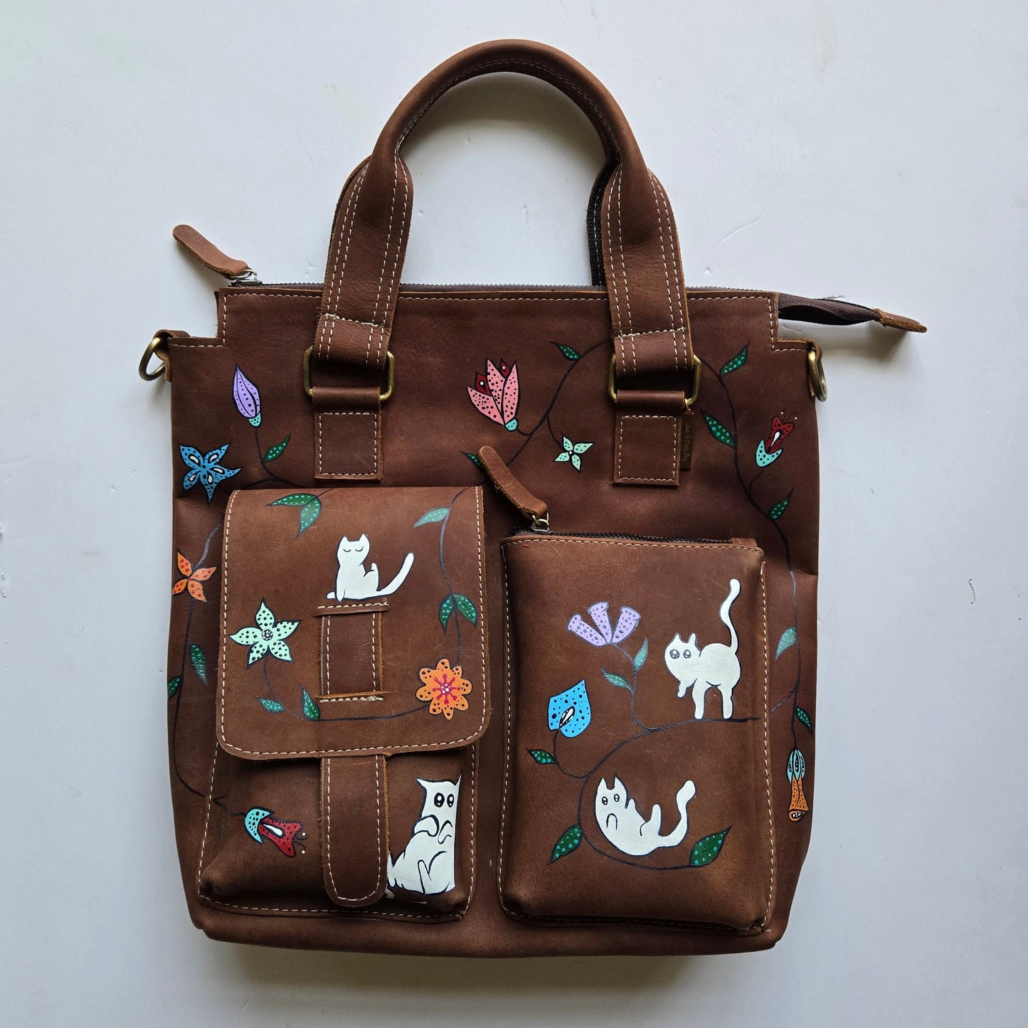 Anak Cat Batik Tote Bag
