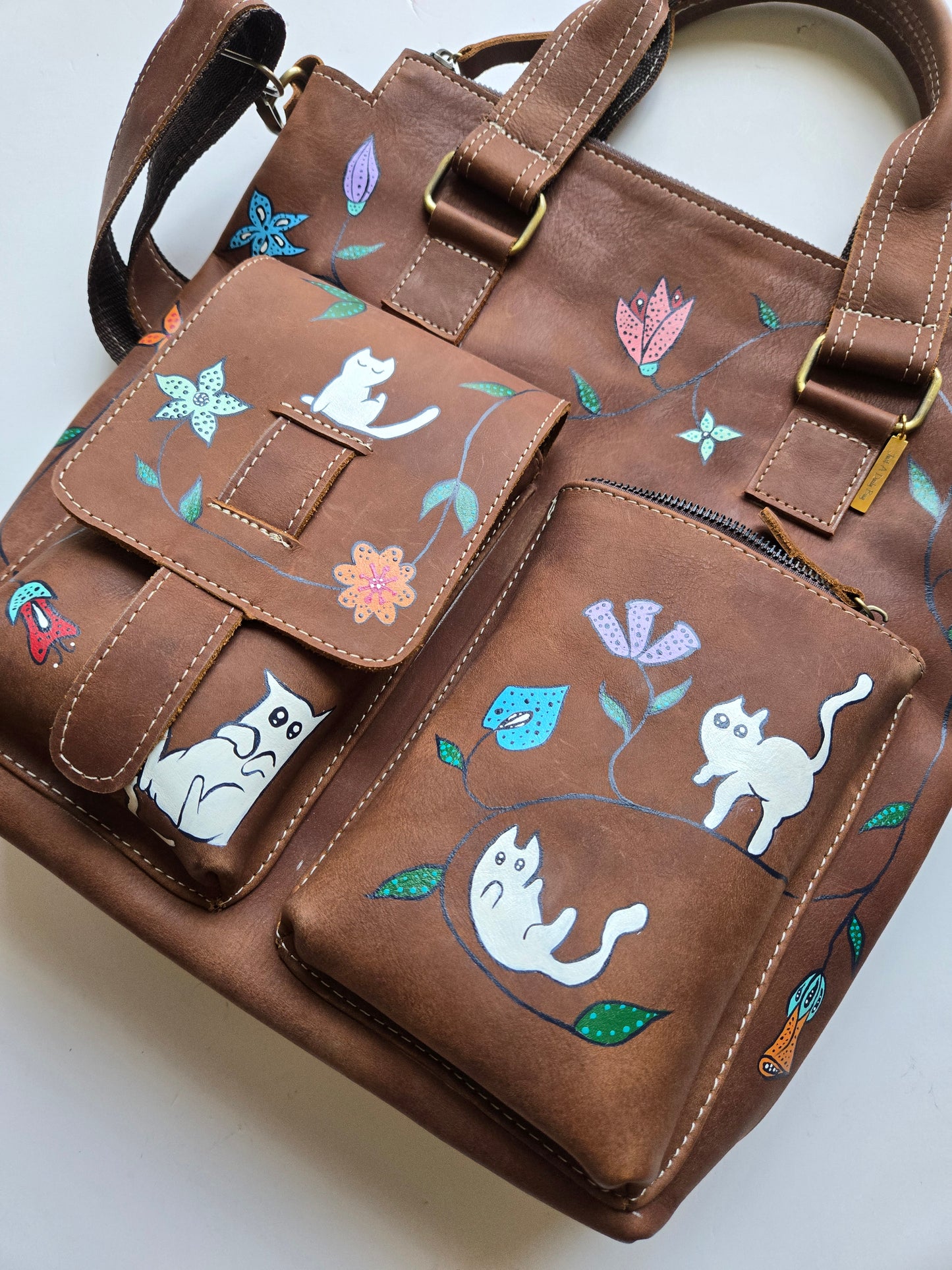 Anak Cat Batik Tote Bag
