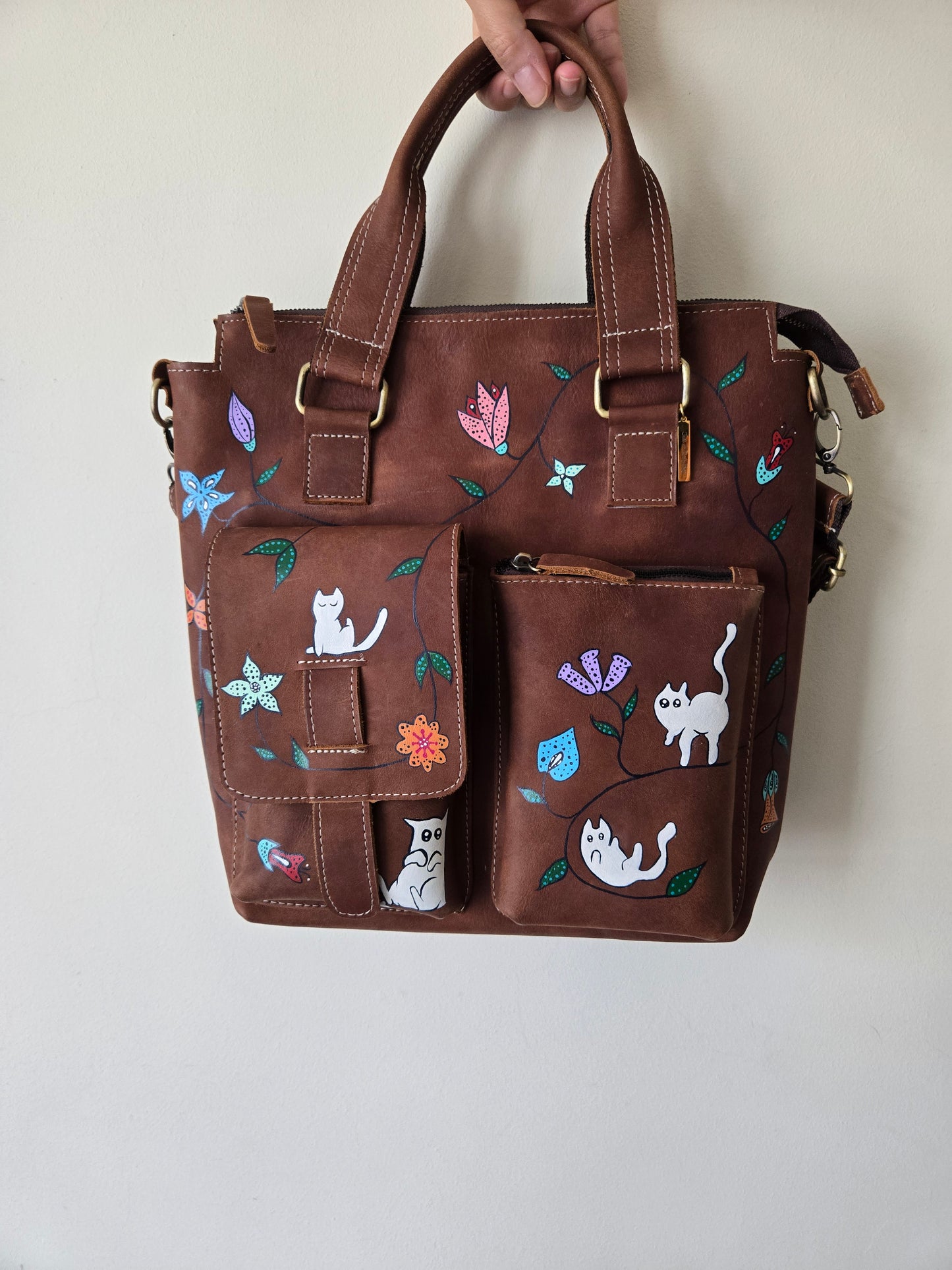 Anak Cat Batik Tote Bag