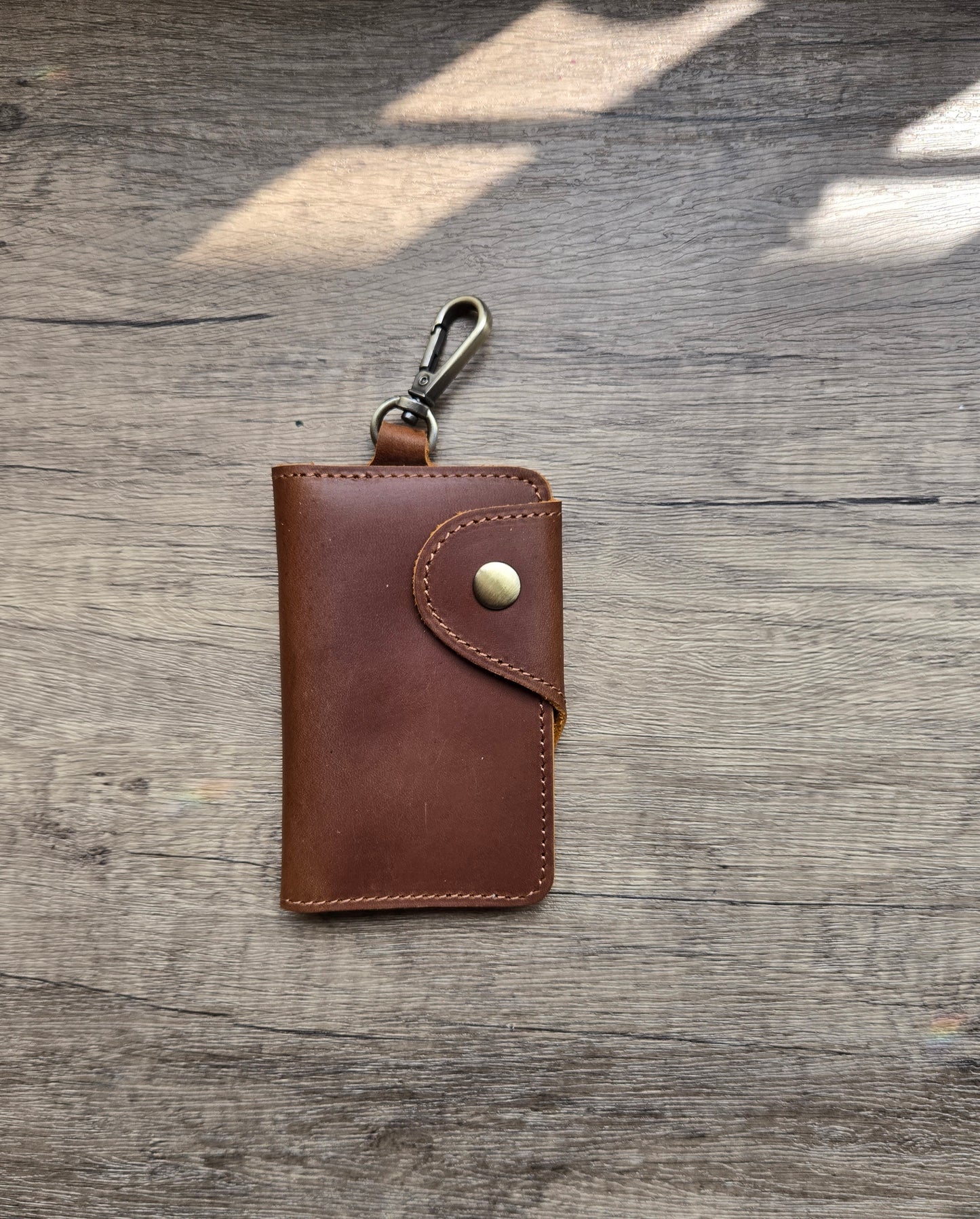 Leather Key Organiser and Card Holder