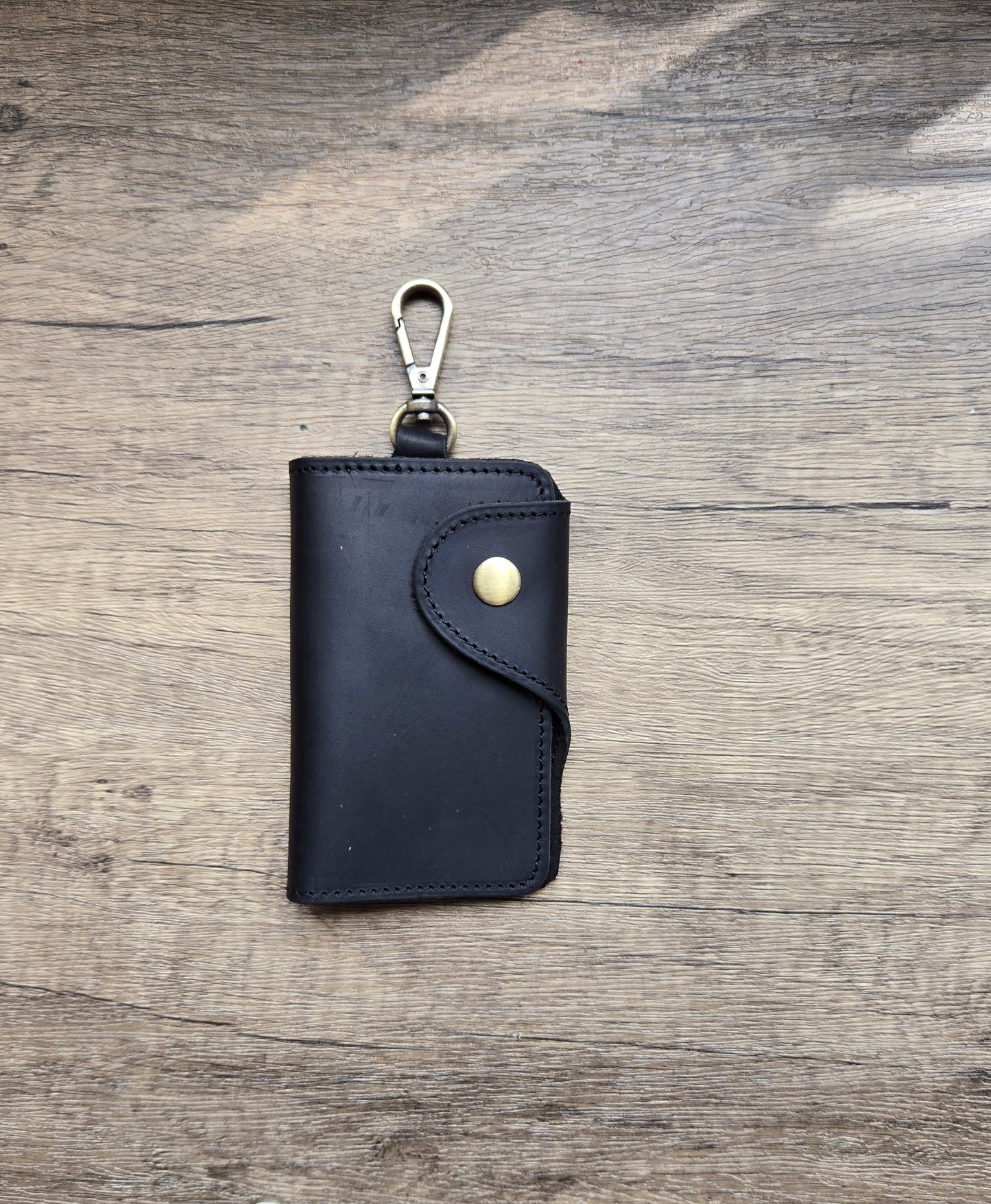Leather Key Organiser and Card Holder