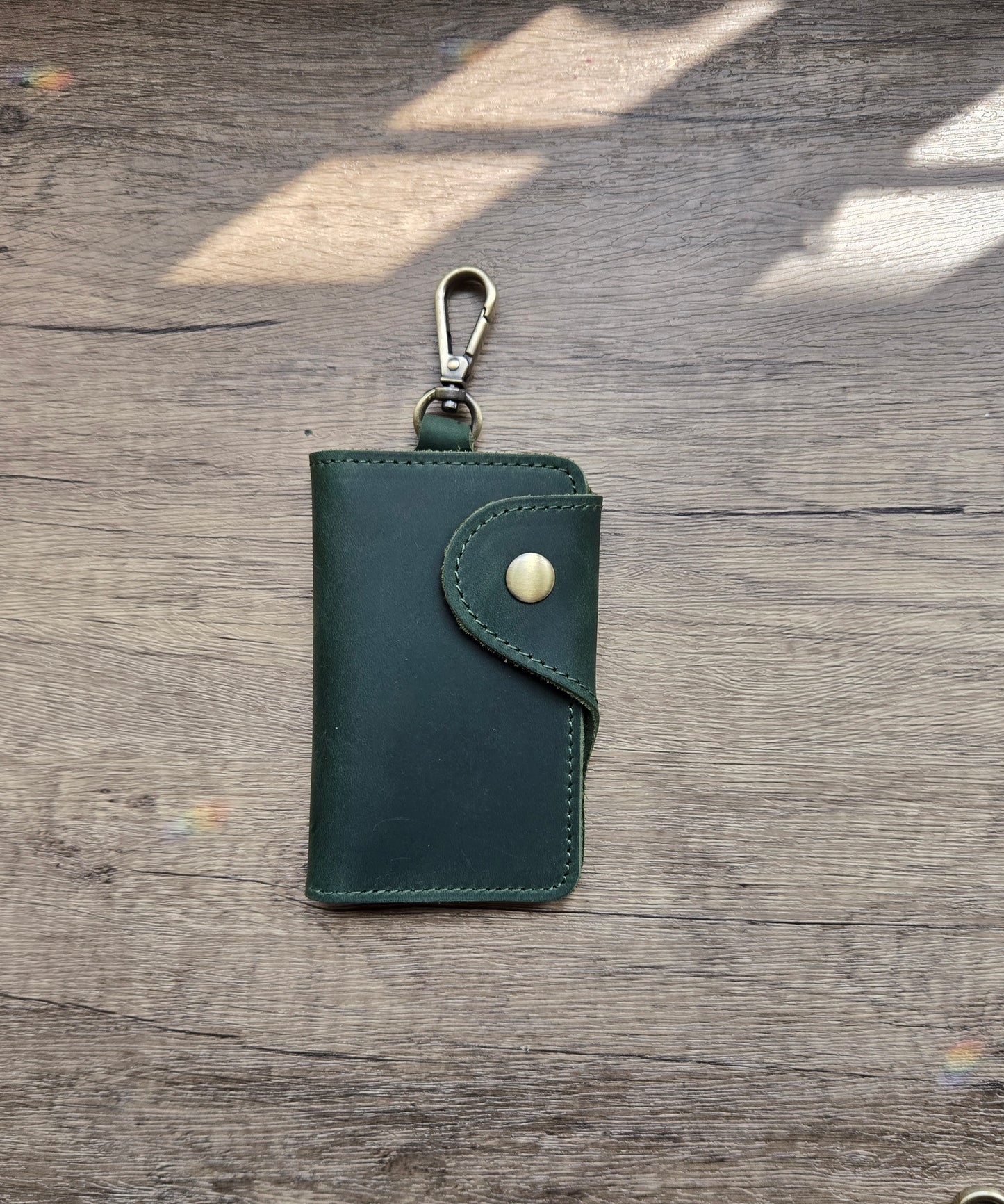 Leather Key Organiser and Card Holder