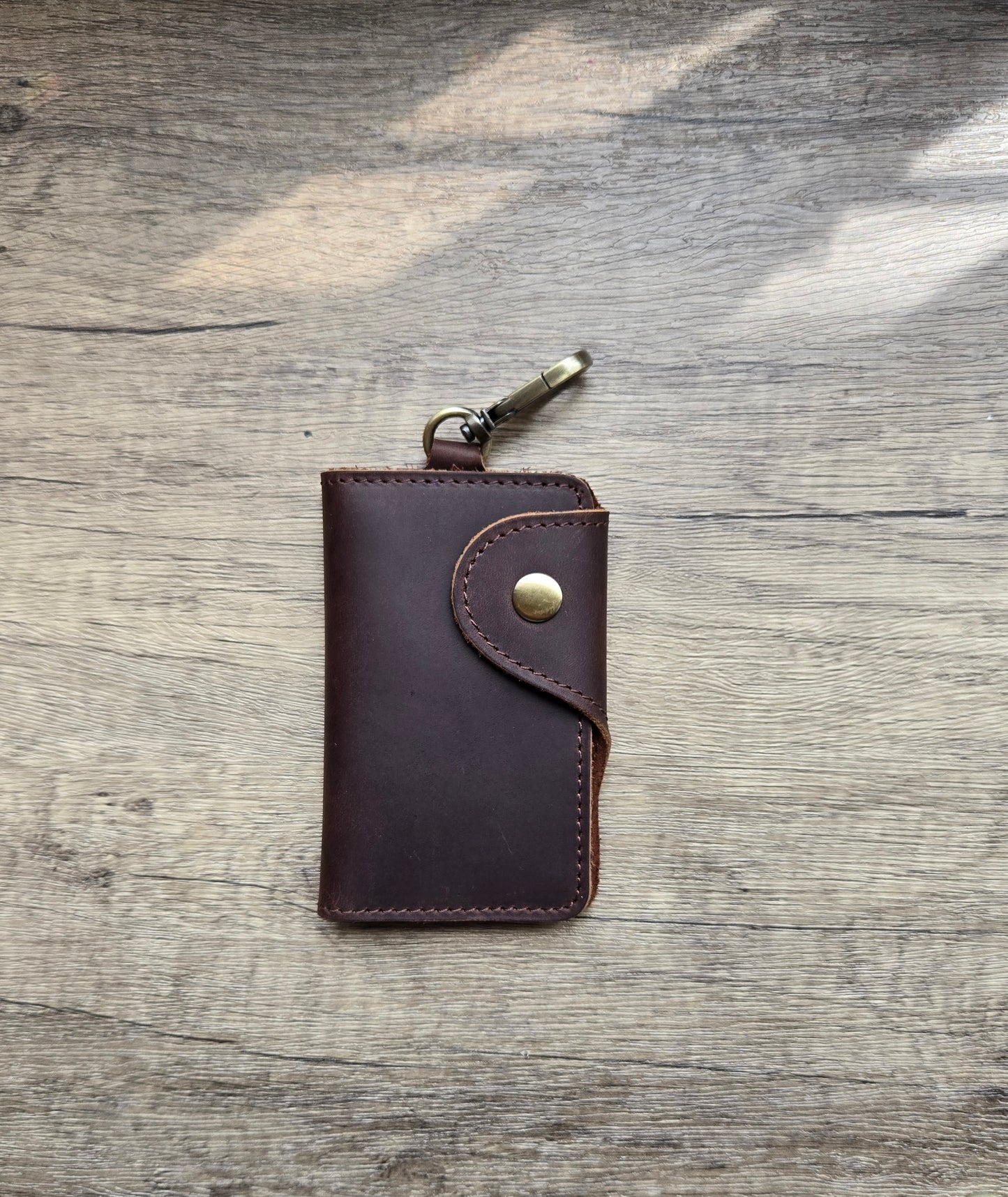 Leather Key Organiser and Card Holder