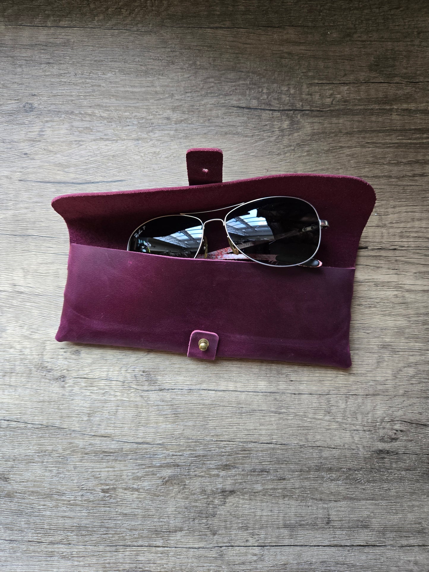 Leather Sunglasses Case