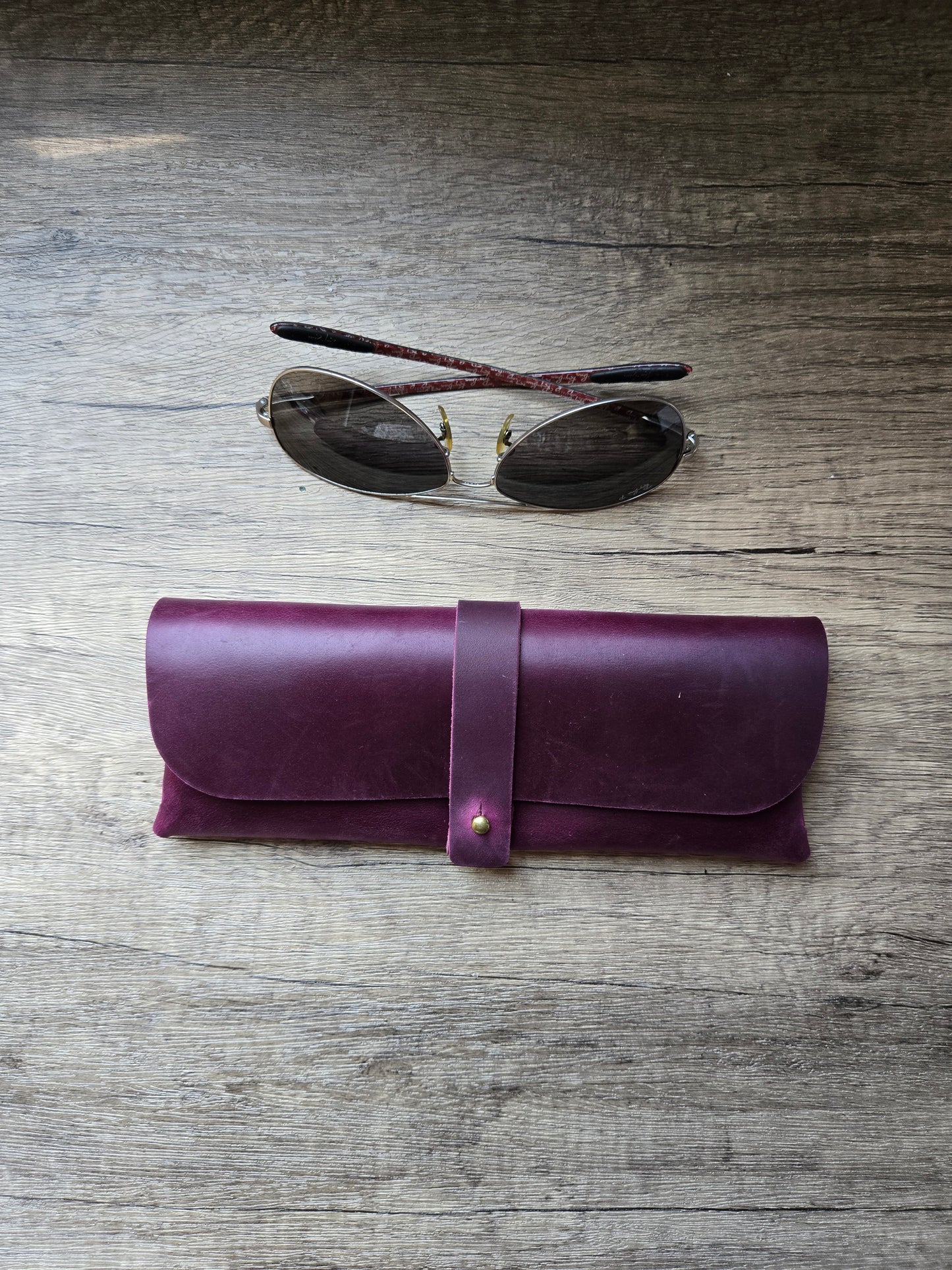 Leather Sunglasses Case