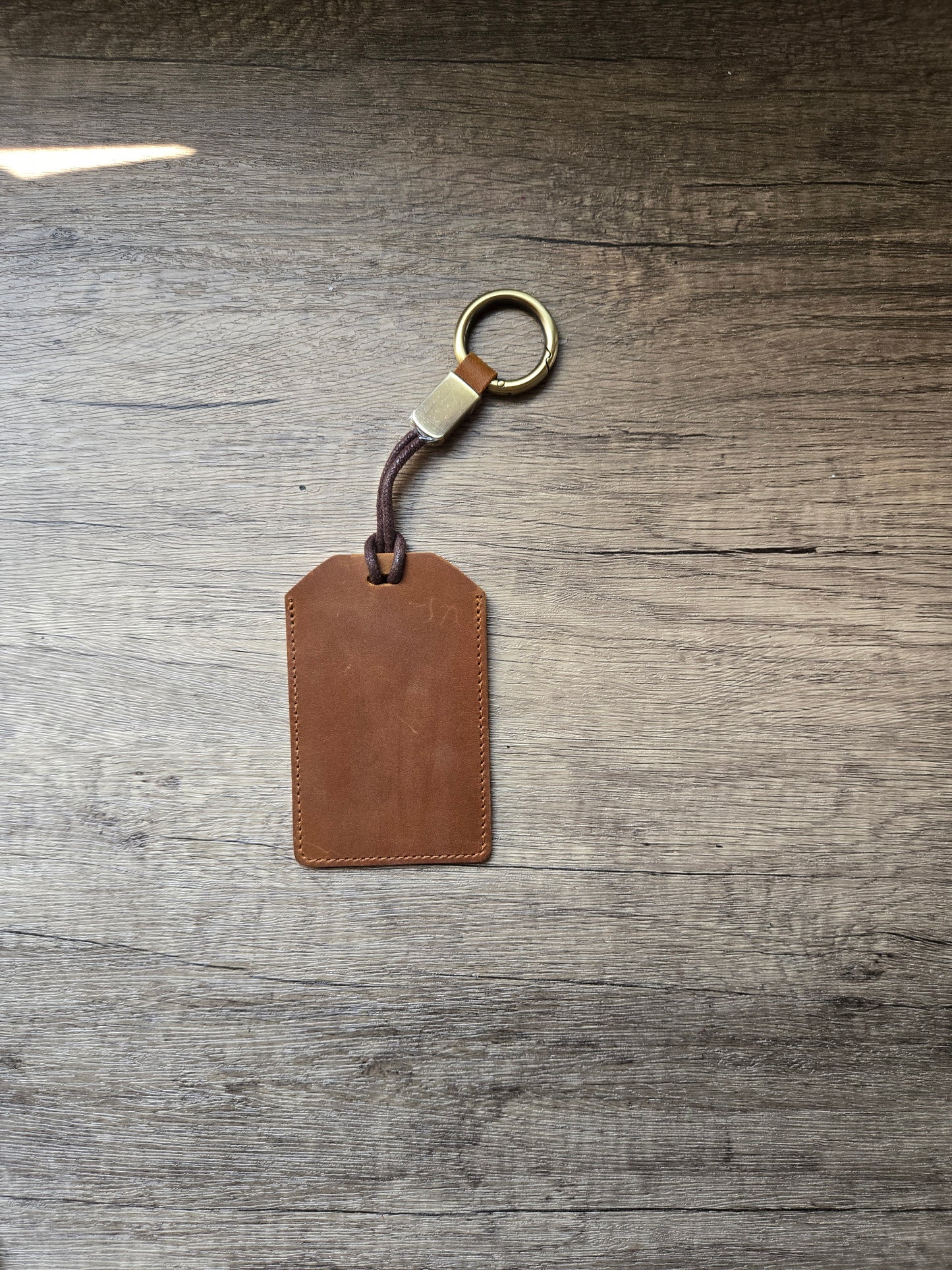 Leather Luggage/ Bag Tag Card Holder