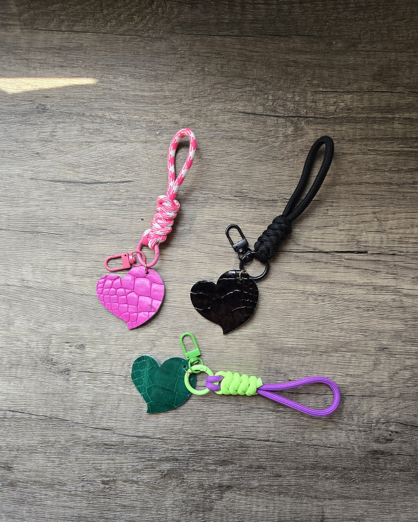 Dragon Heart Leather Bag Charms