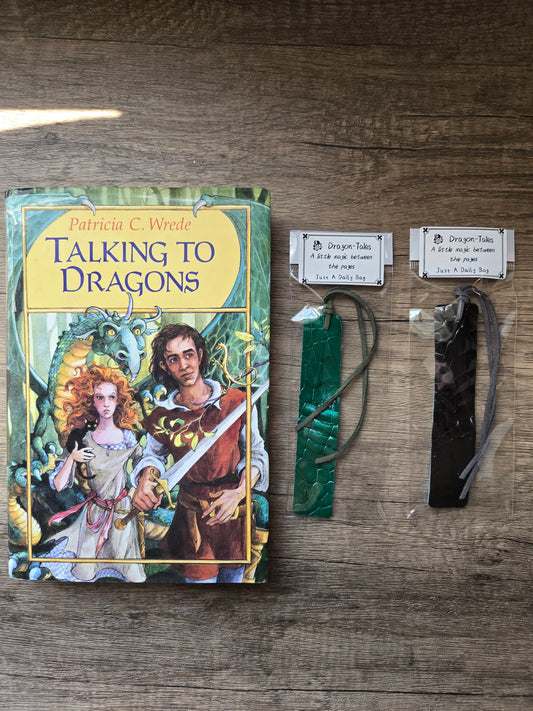 Dragon Tales Leather Bookmark