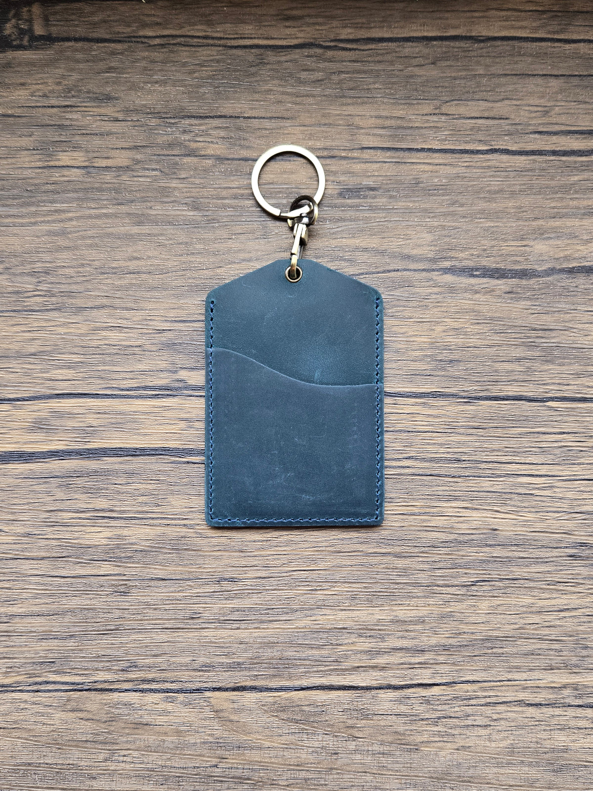 Pet Pawtraits On Leather Lanyard Card Holder