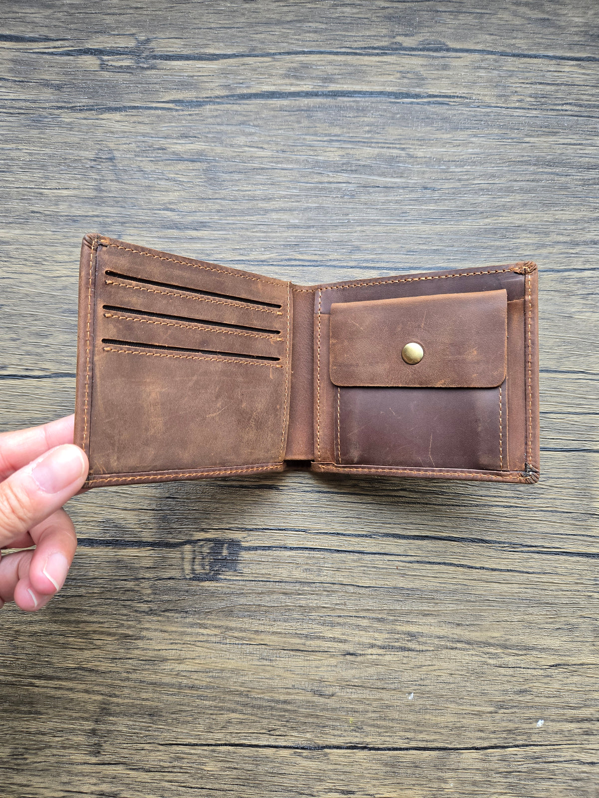 Pet Pawtraits On Leather Leather Wallet