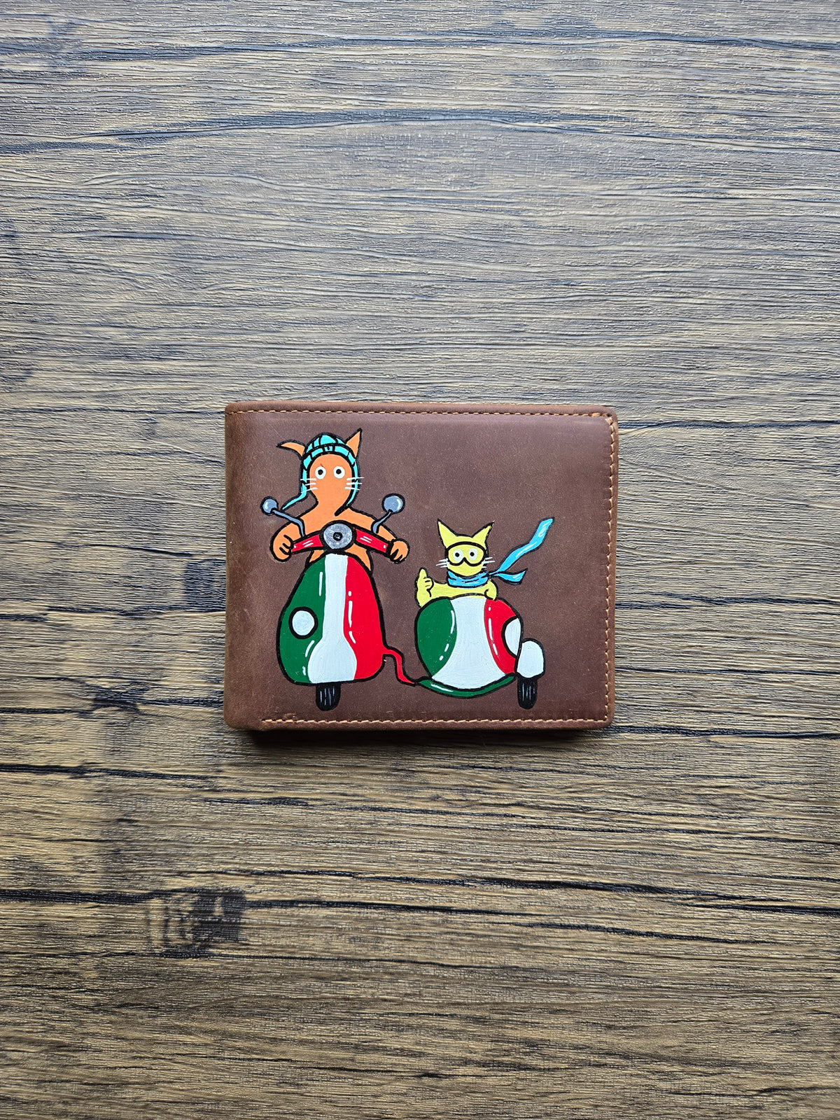 Leather Wallet- An Italian road trip