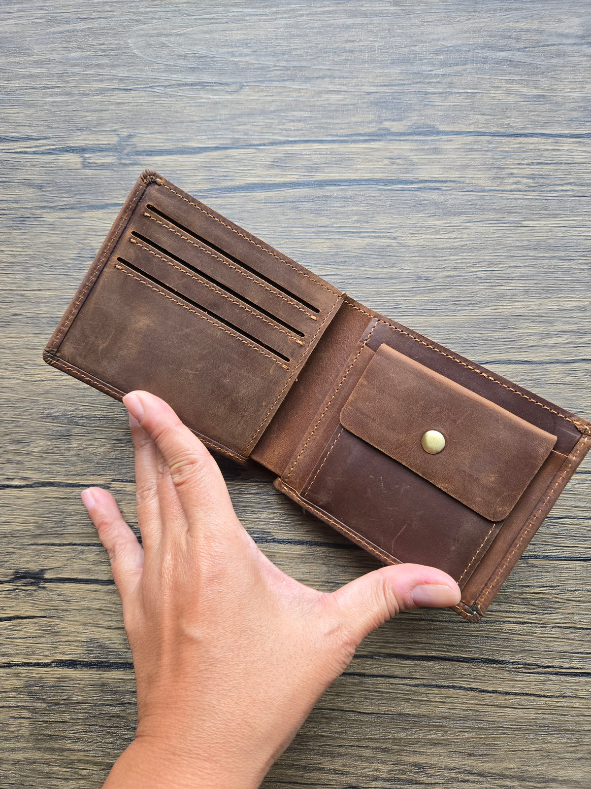 Leather Wallet- An Italian road trip
