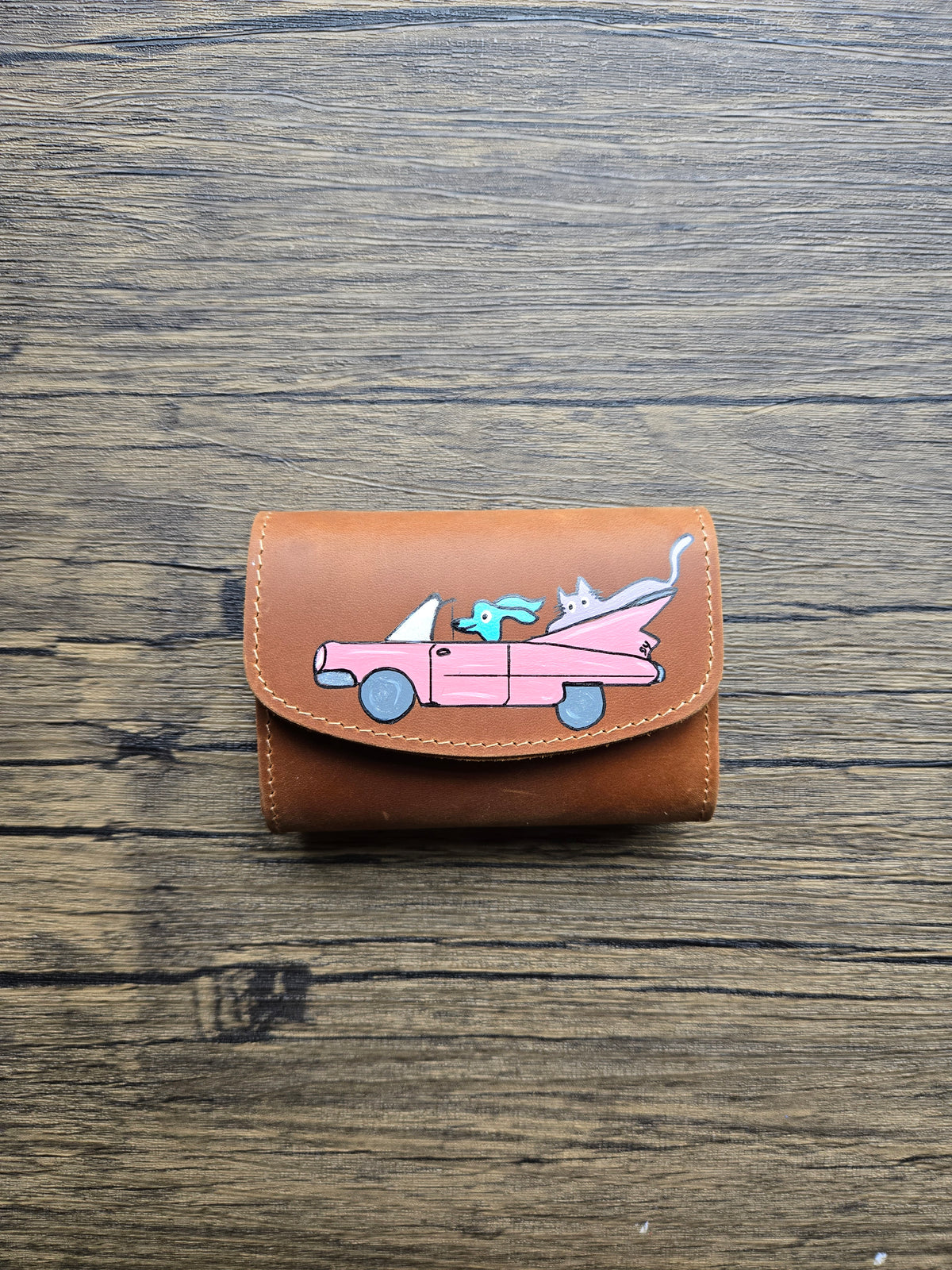 Leather Card Holder- A stylish Cadillac