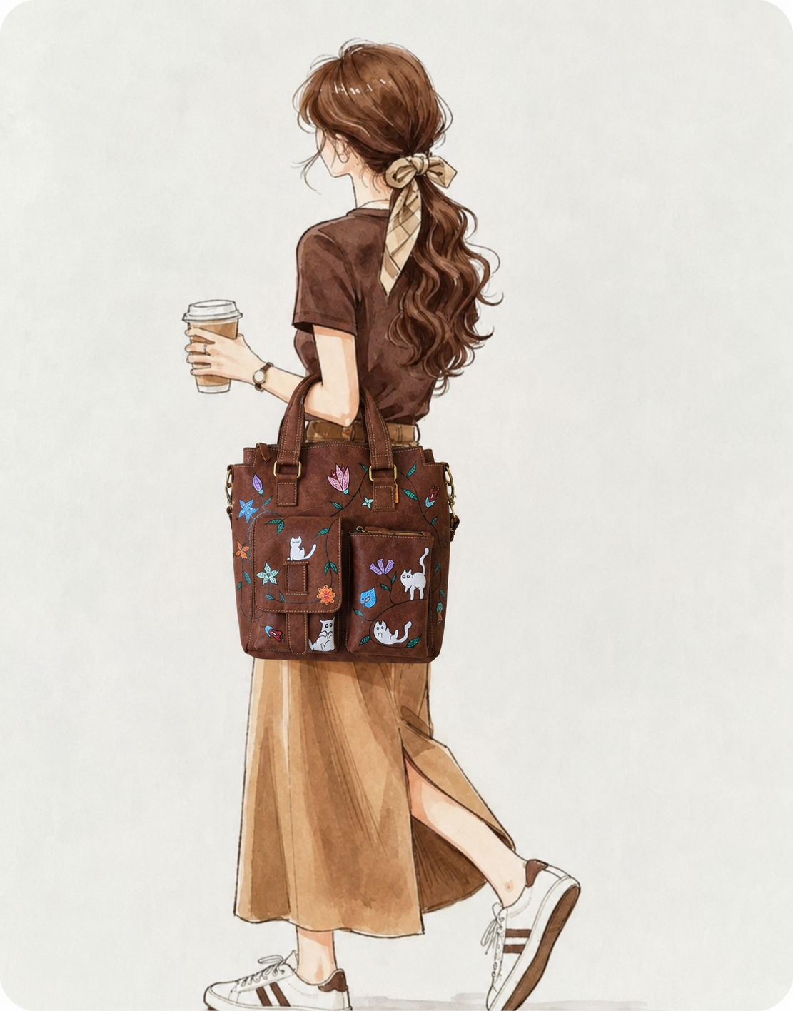 Anak Cat Batik Tote Bag