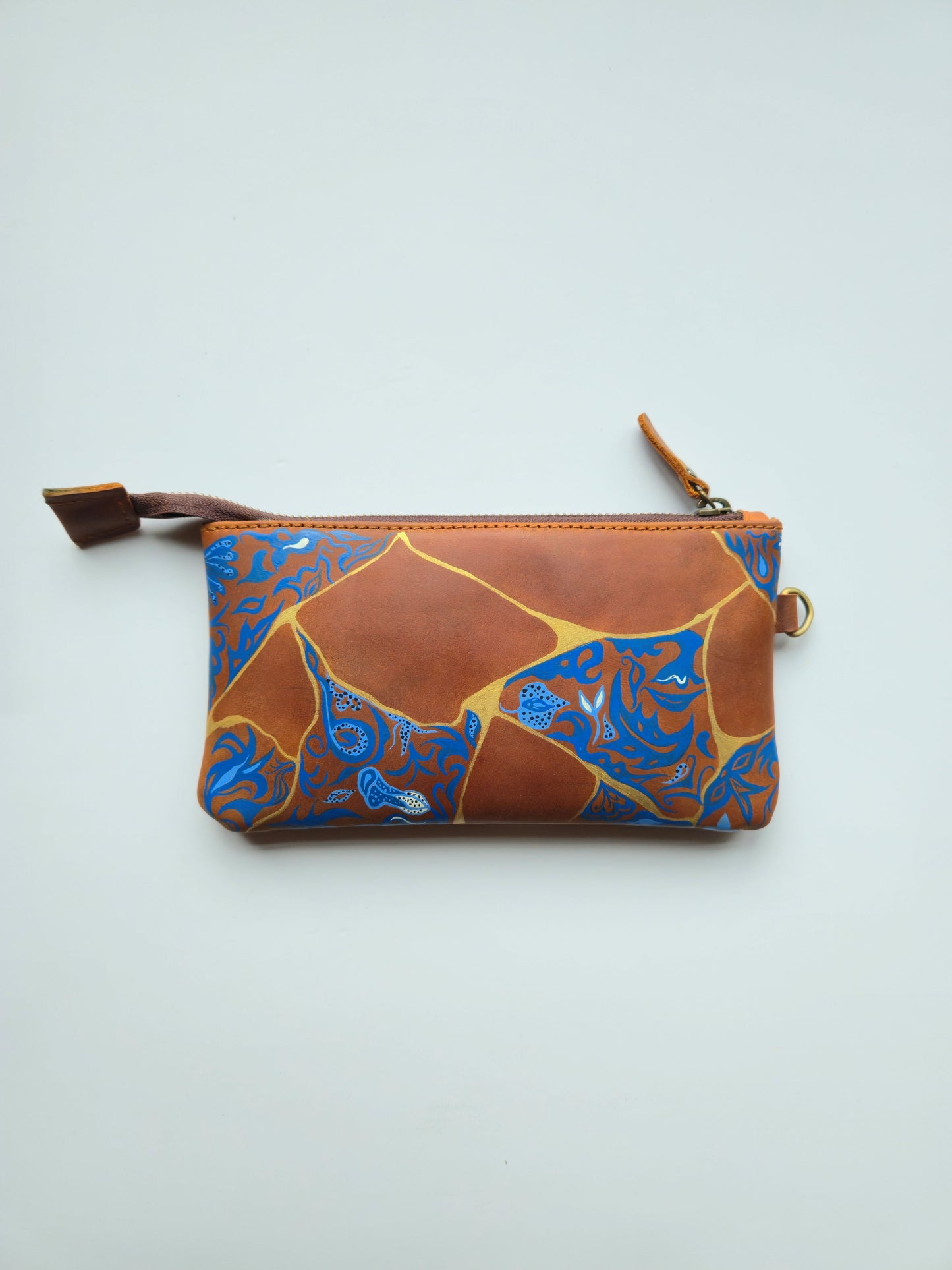 Anak Peranakan and Batik Leather handphone pouch/wristlet